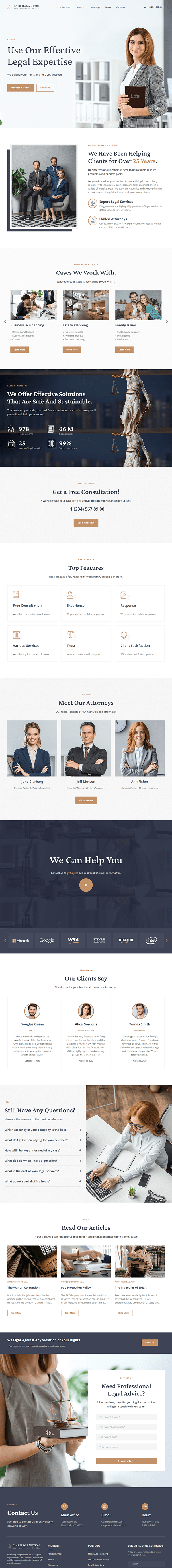 Lawyer or Law Firm Website