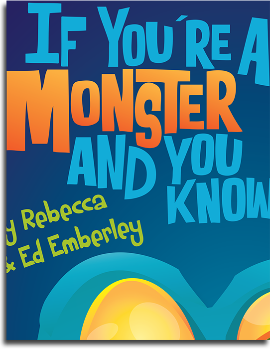 monster childrens book book type cover