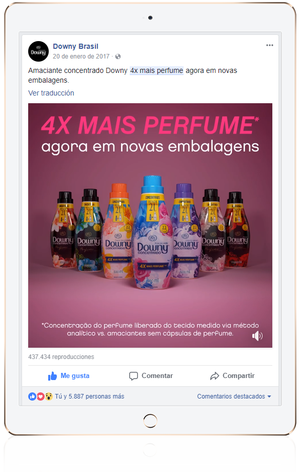 Downy Packaging relaunch p&G Brasil 3D Render motion animation  piacentino