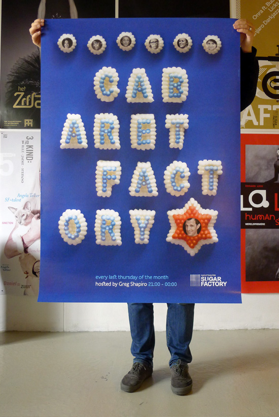 Sugar Factory posters me studio amsterdam