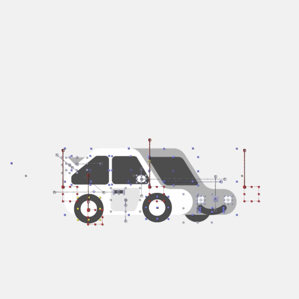 google mexico car flat icons flatdesign Transport colorful Fun awesome video animated transitions motion city
