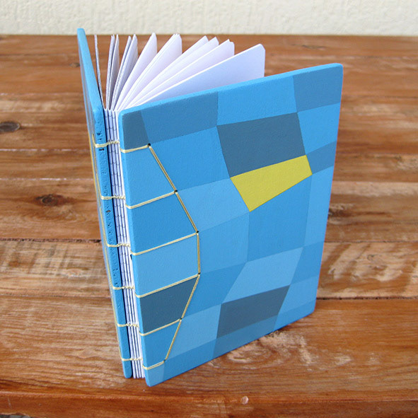 notebook binding geometric geometrical game wood acrylic
