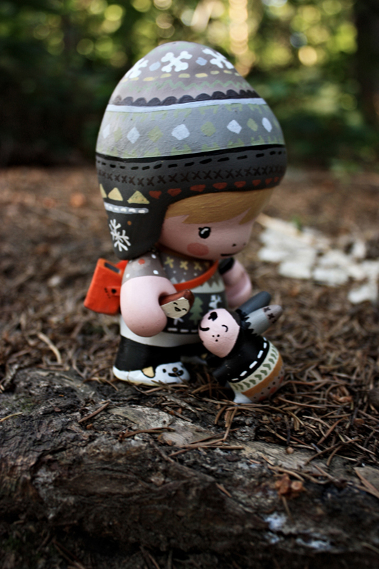 folki knut bullerbyne Astrid Lindgren Kidrobot Munny Labbit Custom kawaii KoZiK