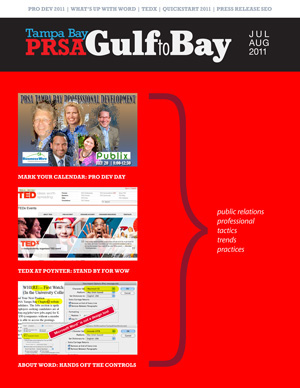 newsletter PRSA public relations society copy photo imaging digital production pr pdf magazine