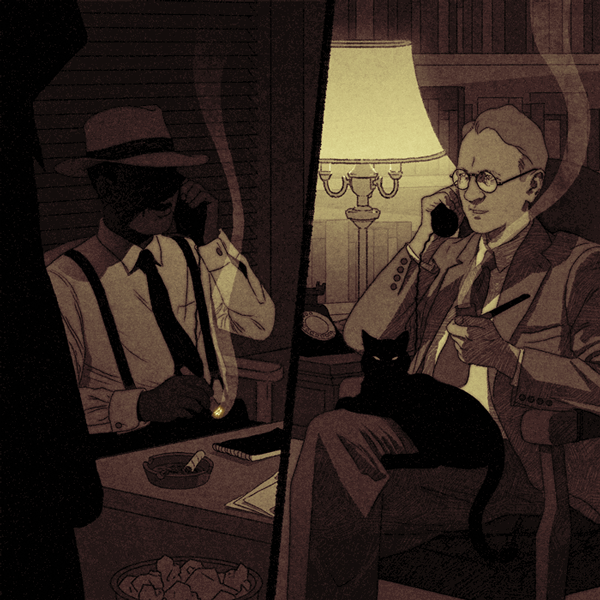 noir detective Private Eye shadow Graphic Novel