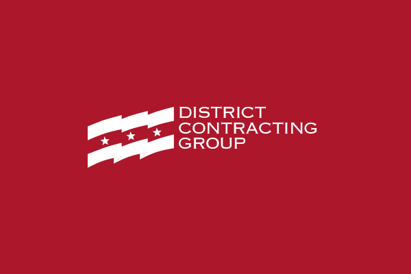 identity logo washington dc construction Ae red flag
