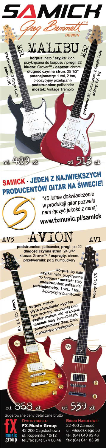 Samick Electric Guitars
