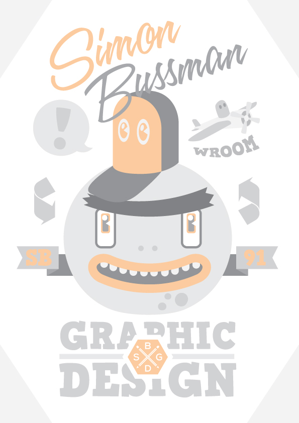 skull  Graphic design simon bussman funny cute Character absract art pop popular