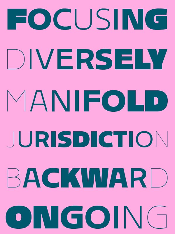 Typonine Delvard Gradient gradient font Typeface type design Display Nikola Djurek