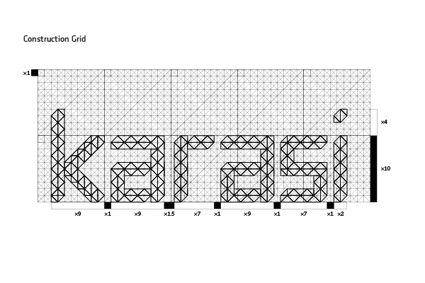 karasi corporat identity Booking tickets system grid arabic logo Typeface