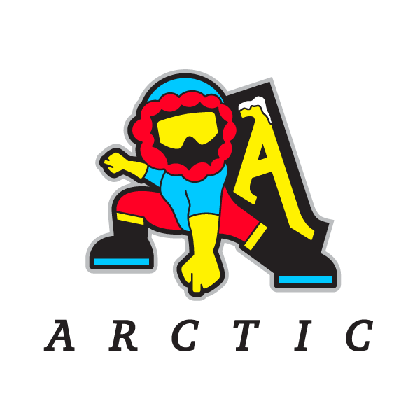Arctic Gaming logo cartoon parka Icon Arctic Logo
