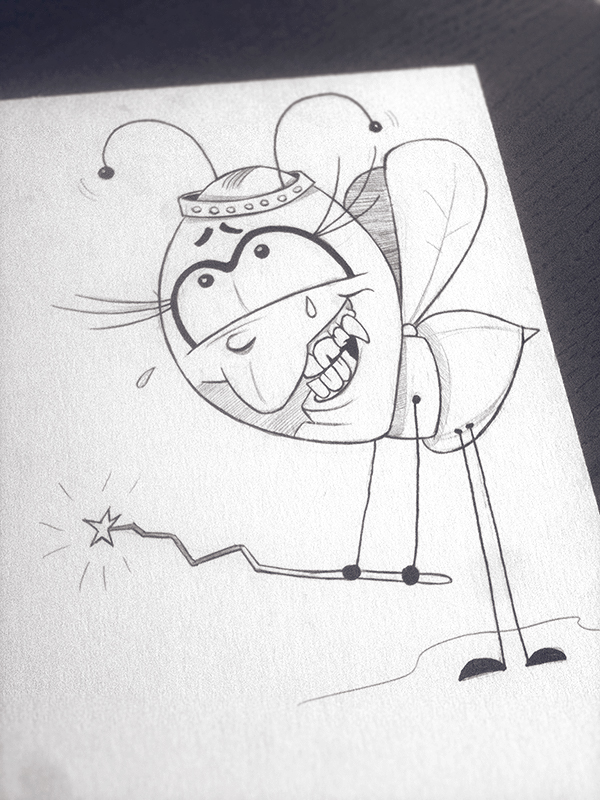 Fun Character pen pencil Create challenge ink