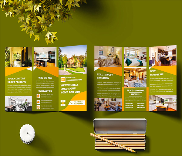 Real estate brochure design