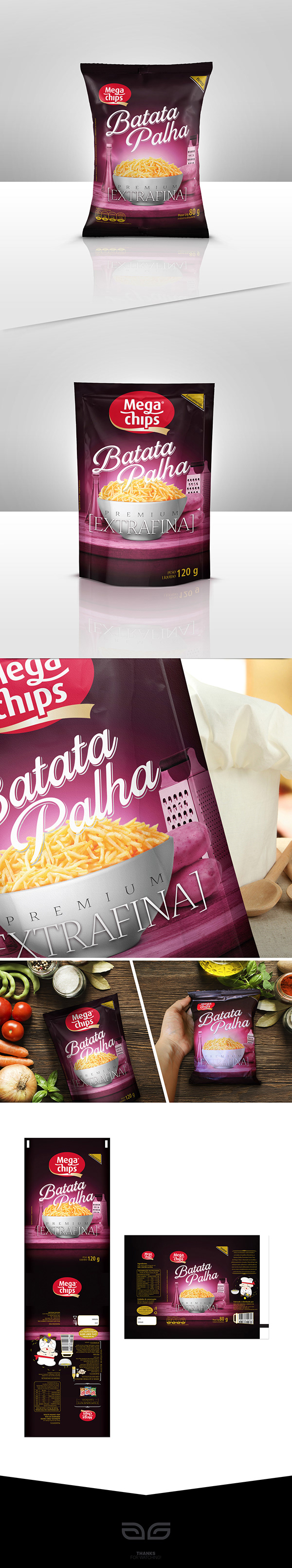 Batata Palha - Mega Chips