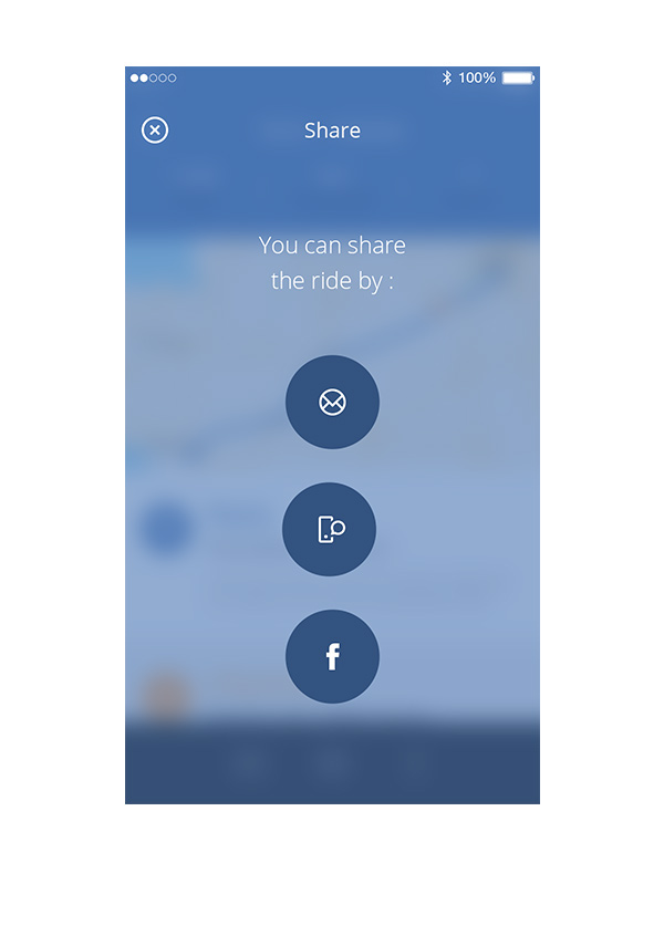 app application iphone ios mobile Carpooling drive car social ride