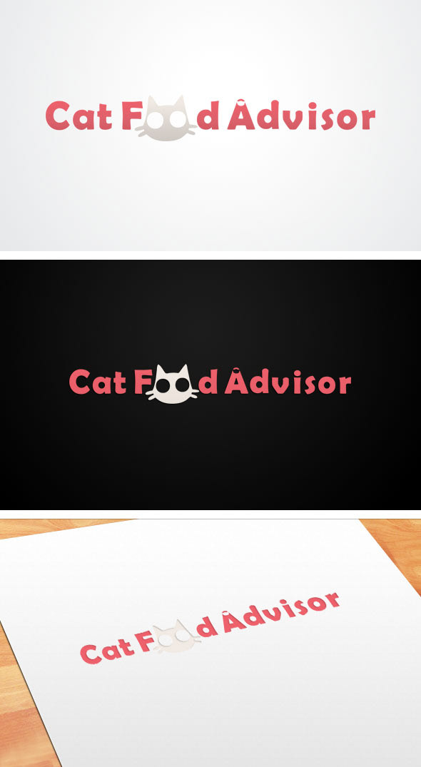 logo brand branding  identity Advertising  design ILLUSTRATION  art modern cat food