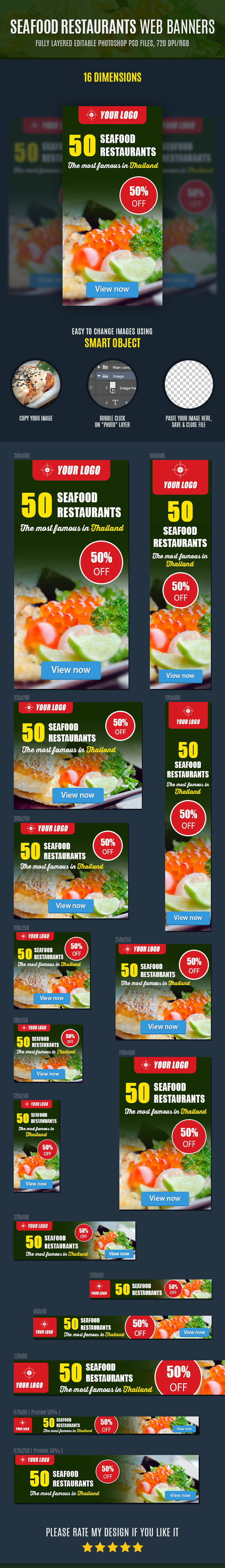 ads banner ad banners buffet business catering clean design eat editable elegant Food  fully layered