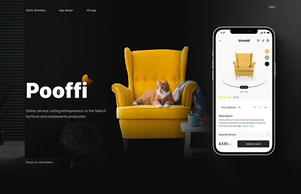 Pooffi | e-commerce ux/ui app