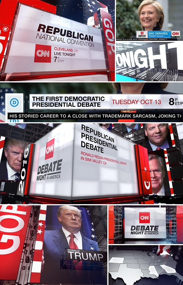 CNN Election 2016 Graphics Package