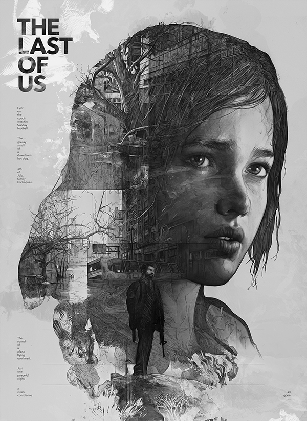 last of us Ellie Jole naughty dog ps3 Domaradzki krzysztof  StudioKxx video game fanart fan  art