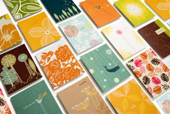 Sustainable RECYCLED greetings Stationery