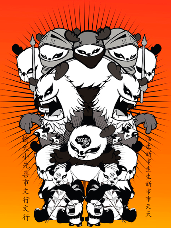 welkid Panda  iphone poster bangkitwelkid