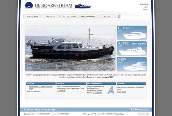 De Boarnstream Webdesign HTML css jeroen rijpstra Van der Let & Partners Identity