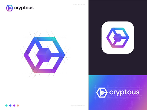 Crypto Currency, Blockchain, Metaverse, NFT Logo Design