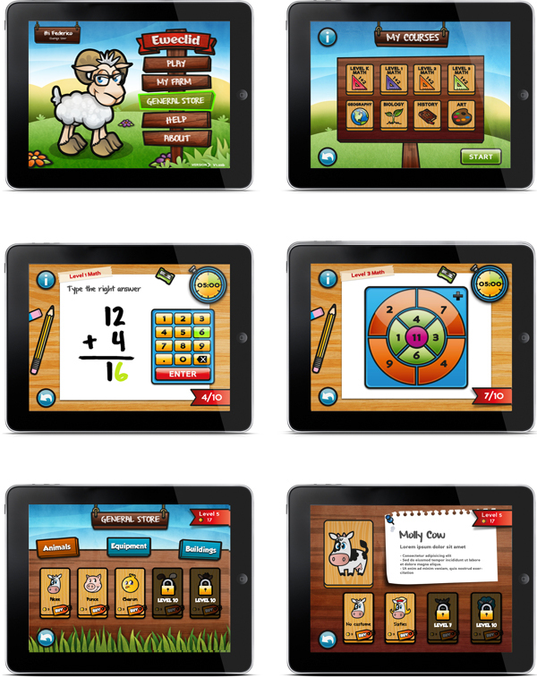 app design app farm app educativa ewe eweclid