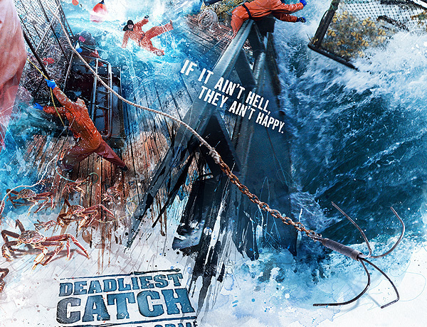 discovery Discovery Channel hejz Global key visual ars ars thanea Thrill Deadliest  catch ship water ice Fisherman