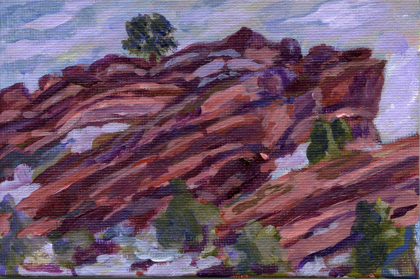 landscapes miniatures red rocks Colorado