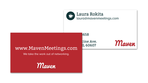 networking startups chicago Logotype maven professional Web Custom custom type flyers entrepreneur