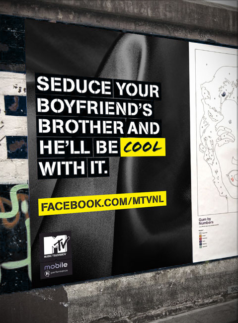 Mtv Seduce your friends campaign social media contest game