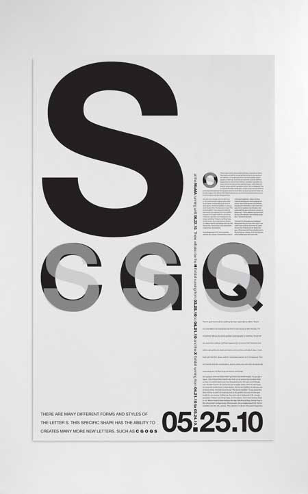 Typography Exhibition poster typography poster helvetica poster