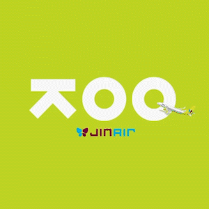 airplane airport colorful commercial graphic design  JINAIR Minimalism minimalistic motion graphics  Travel