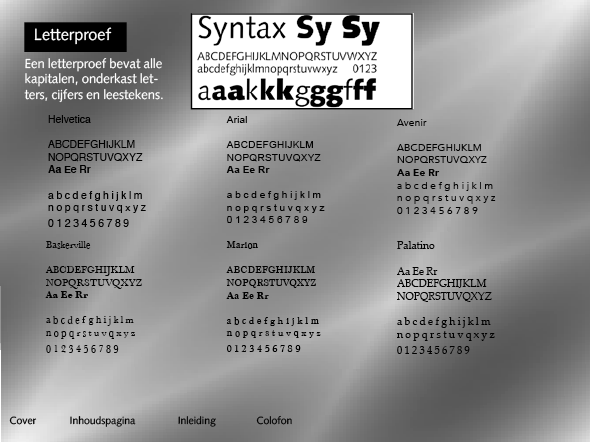 letter Project syntax stijlvol