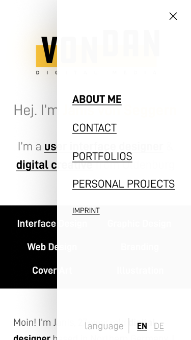 branding  desktop minimal mobile portfolio Responsive tablet ui design Webdesign yellow