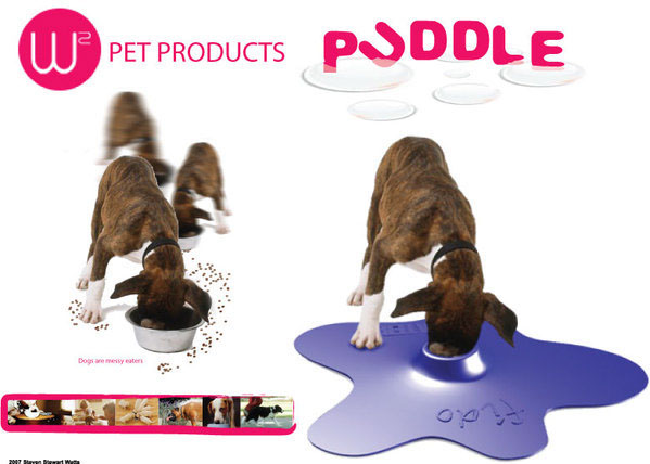 dog dog-bowl puddle pooch fido