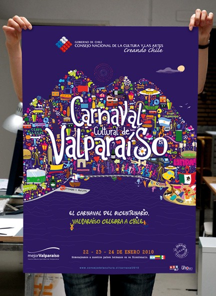 Carnaval valparaiso chile creatividad Campaña creativo dirección creativa miguel ibaceta