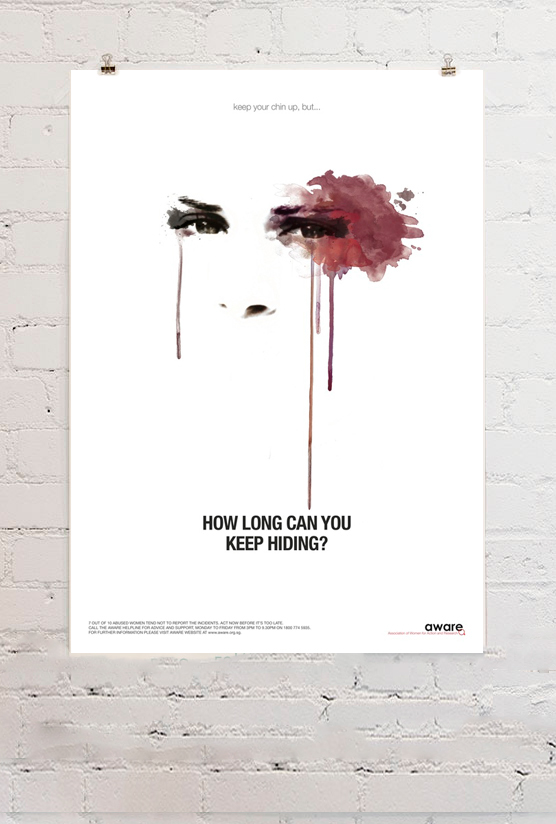 campaign woman abuse poster domestic violence