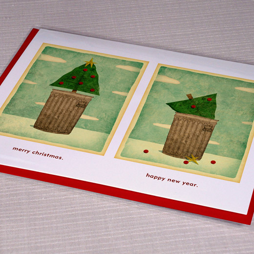 greeting cards rawtoastdesign stationary paper goods Holiday Christmas humor funny thinking of you invitations Invitation