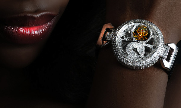 Watches Product Photography black model bling bling lighting watch