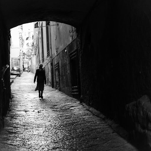 black and white bw city Italy monochrome NAPOLI Photography  Street street photography Travel