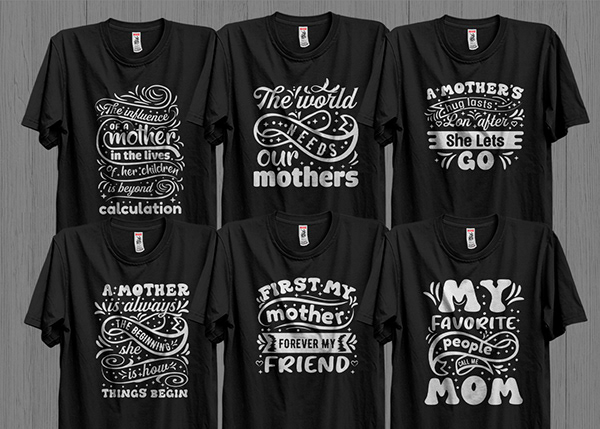 Mother Day Typography T-Shirt Design