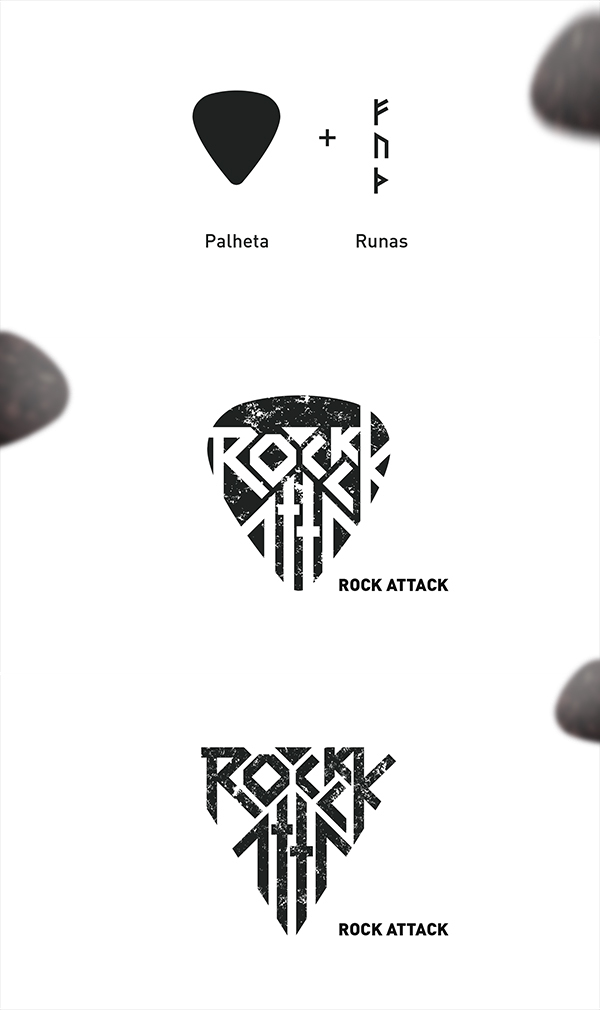 redesign logo Logotipo Logotype Clothing wear rock