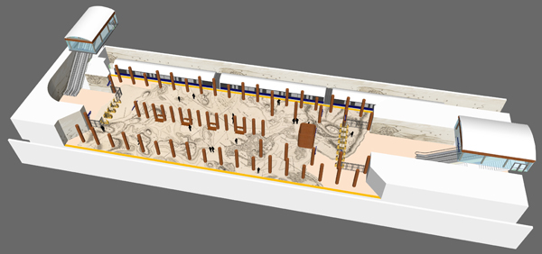 environmental design Signage wayfinding UI environmental infomation Travel subway nautical