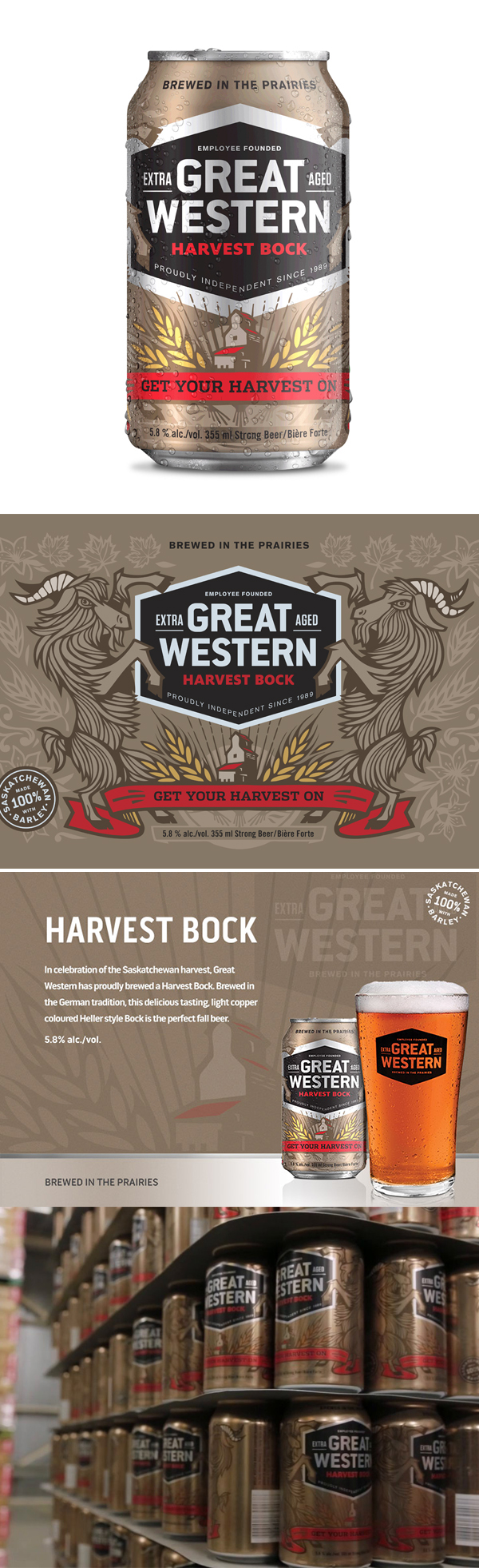 beer harvest bock Canada great western lawerta cerveza