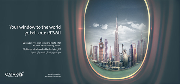 Qatar Airways Advertisement