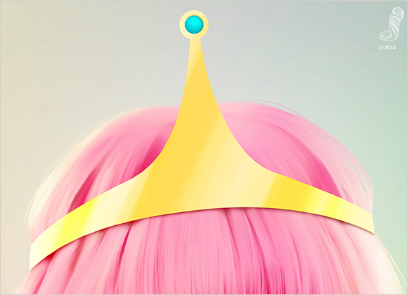 princess bubblegum realistic princess bubblegum realistic adventure time Adventure Time pink hair hair illustration missjosh josh galvez