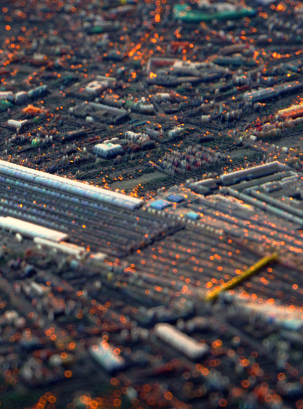 3D satellite air Aerial flight c4d displacement Urban city tiltshift octane octanerender   Miniature otoy